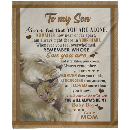 To My Son | FLM Arctic Fleece Blanket