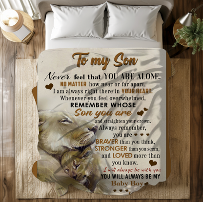 To My Son | FLM Arctic Fleece Blanket