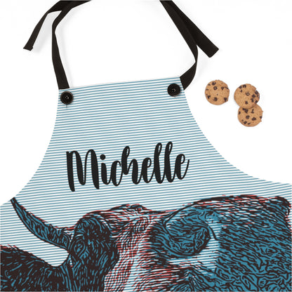 Granddaughter Apron: Personalized Country Aprons for My Granddaughter's Birthday | Daughter Gift