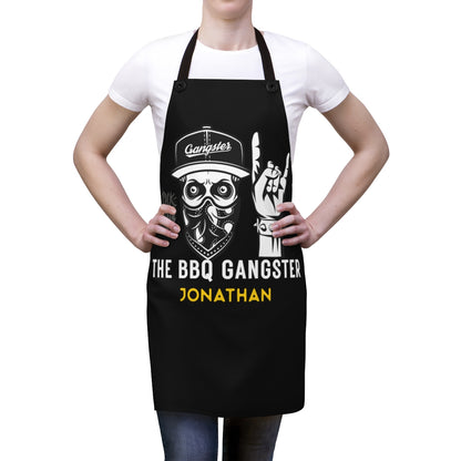 Bonus Son Apron: The Funny BBQ Gangster Grillin' Apron for Dad | Father's Day Gift