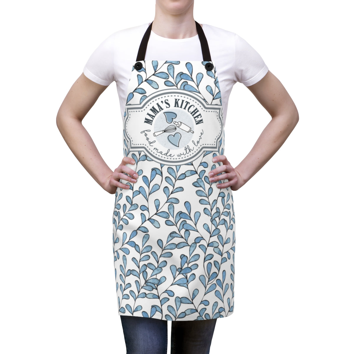 Mom Apron: Mama's Kitchen Food is Made With Love | Country Kitchen Aprons for My Mom