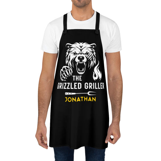 Dad Apron: The Grizzled Griller Fun Apron For My Husband | Unique Father Day Gift