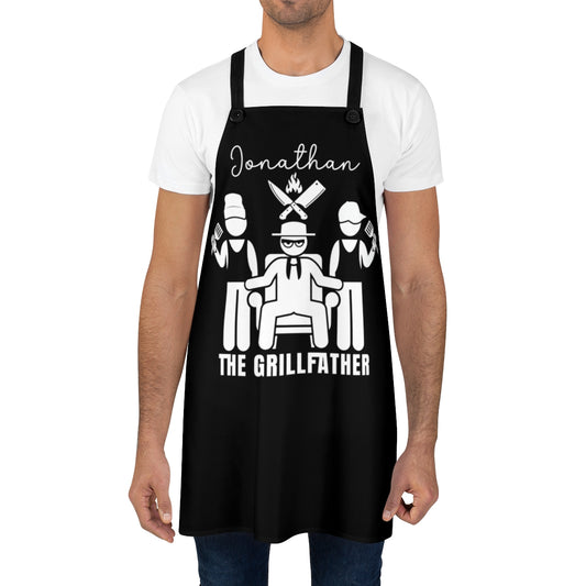 Bonus Dad: The Grillfather Apron | Funny Gifts for Father's Day | Dad BBQ Gift