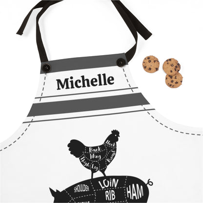 Stepmom Apron: A Country Rustic Kitchen Apron for my Stepmother | Christmas Gift