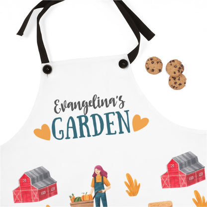 Bonus Mom Apron: Personalizable Garden Farm Apron for a Plant Mom | Bonus Mom Gift