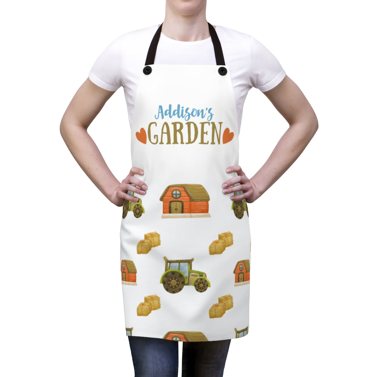 Girlfriend Apron: Personalized Farm Rustic Garden Apron for My Girlfriend | Gift for Girlfriend