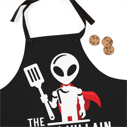 Bonus Son Apron: The Grillin' Villain Alien | Funny Dad Apron | Father's Day Gift for Boss