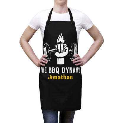 Bonus Dad: Personalized BBQ Apron | Crown Dad The BBQ Dynamo in Your House