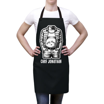 Boyfriend Apron: Funny Too Sexy Cooking Beer Belly Apron | Boyfriend Gift