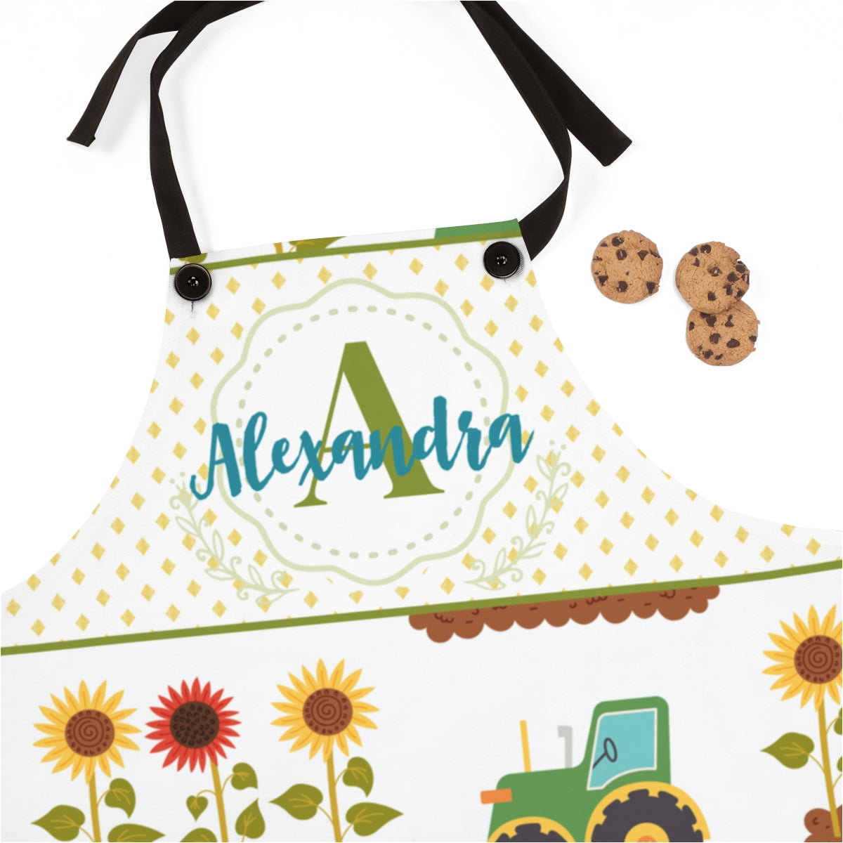 Bonus Mom Apron: Personalized Monogrammed Apron for My Bonus Mother | Gift for Stepmom