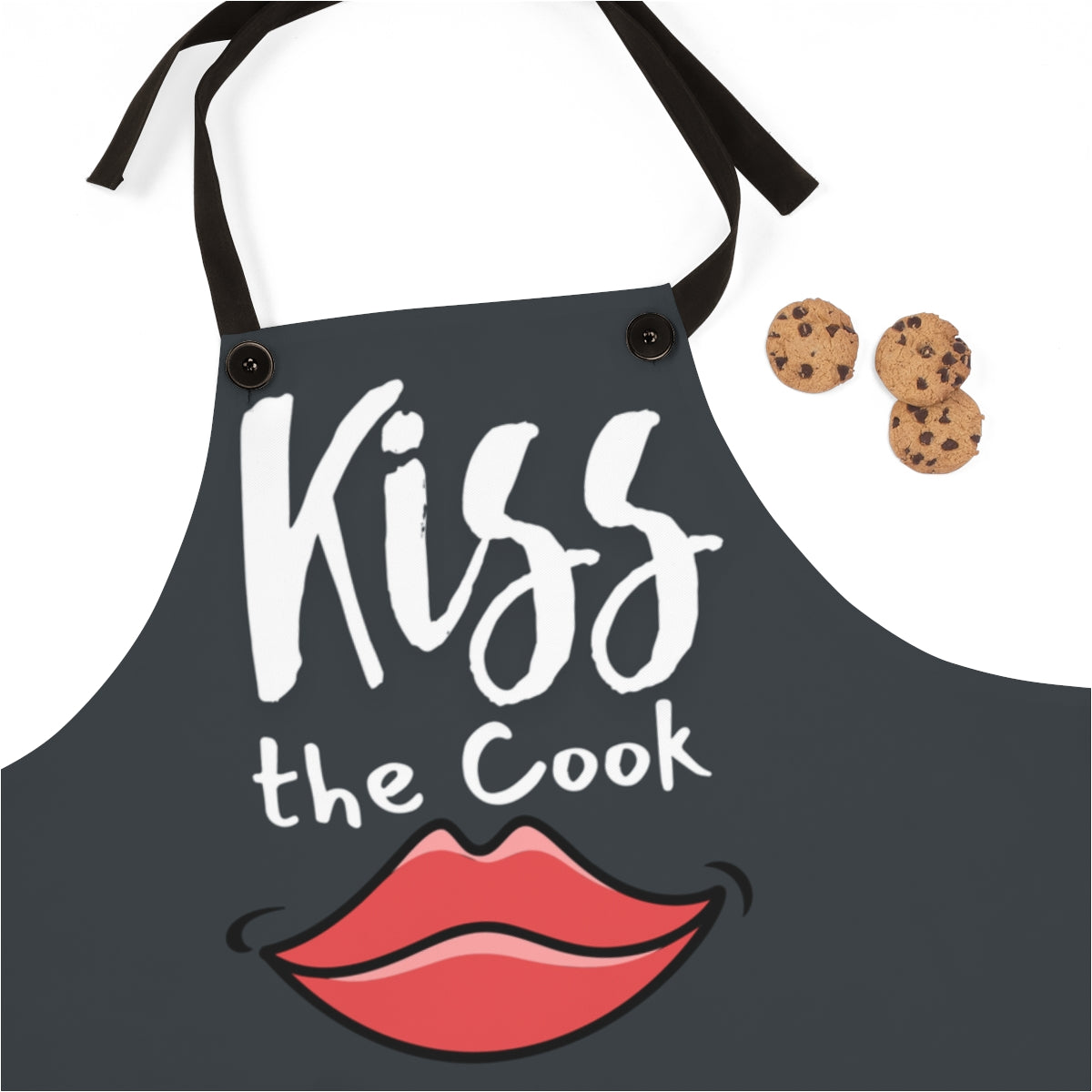 Stepmom Apron: Funny Kiss the Cook BBQ Aprons for Women | Birthday Gift Mom