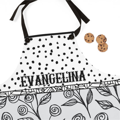 Daughter Apron: Personalized Country Rose Modern Apron for My Daughter | Gift for Daughter