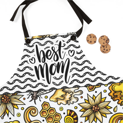 Bonus Mom Apron: Best Mom Ever Apron for The Sweetest Stepmom Ever | Country Garden Apron