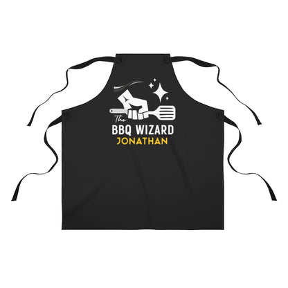 Grandson Apron: To My Grandson BBQ Wizard Apron Gift | Birthday Gifts for Men