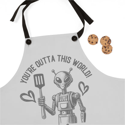 Son Apron: Personalized Space Alien Apron | Son You Are Outta This World | Birthday Gift