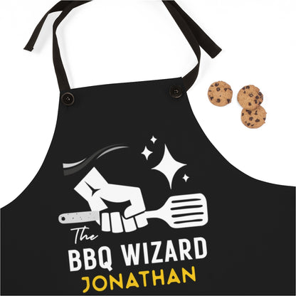 Grandson Apron: To My Grandson BBQ Wizard Apron Gift | Birthday Gifts for Men