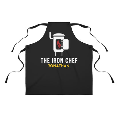 Stepson Apron: The Iron Chef Funny Grilling Apron for Stepson | Father's Day Gift