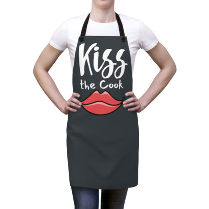 Stepmom Apron: Funny Kiss the Cook BBQ Aprons for Women | Birthday Gift Mom