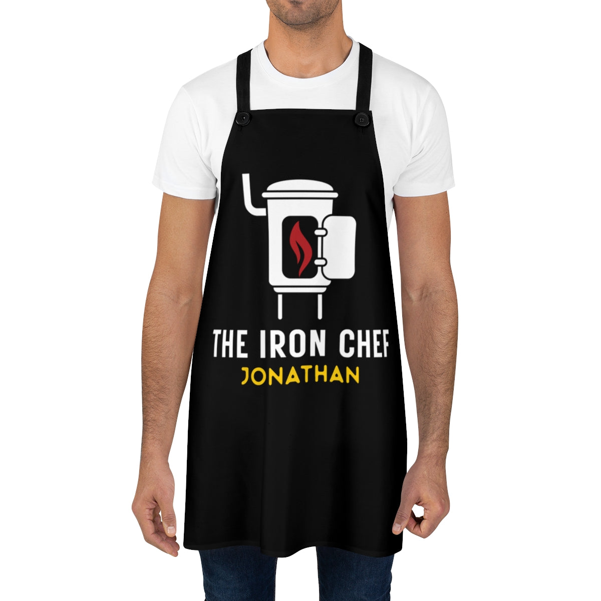 Stepson Apron: The Iron Chef Funny Grilling Apron for Stepson | Father's Day Gift