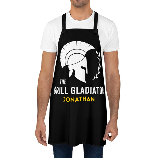 Bonus Son Apron: Funny Grilling Gladiator Apron for Dad | Father's Day or Birthday Gift Man