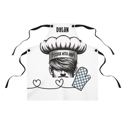 Girlfriend Apron: Fun and Lively Boyfriend Gift Apron | Anniversary Gift for Him