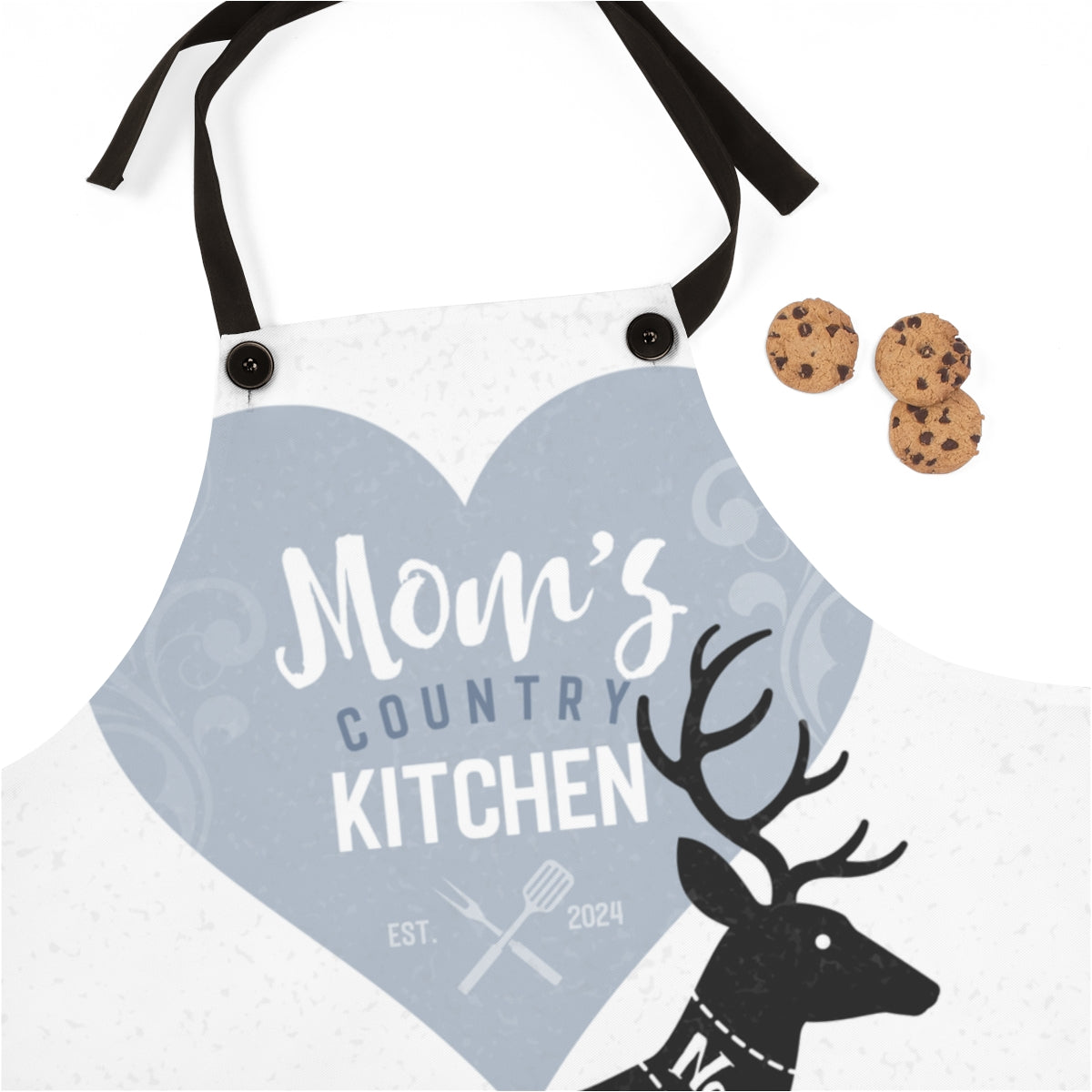 Stepmom Apron: Deer Rustic Country Kitchen Apron for My Stepmother | Stepmom Gift