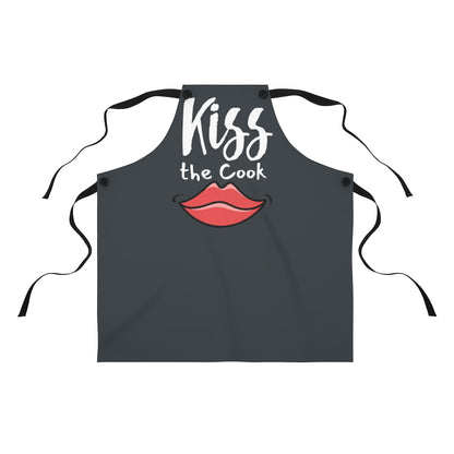 Stepmom Apron: Funny Kiss the Cook BBQ Aprons for Women | Birthday Gift Mom