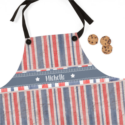 Granddaughter Apron: Patriotic Aprons for 4th of July Cookout | Gift for Granddaughter