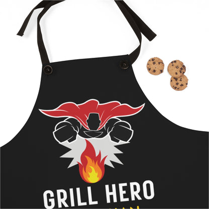 Grandson Apron: The Grill Hero Dad Apron | To My Grandson Father's Day | Funny Apron for Men