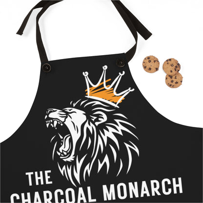 Dad Apron: The Charcoal Monarch Dad Apron for Father's Day | Cool BBQ Gift for Men