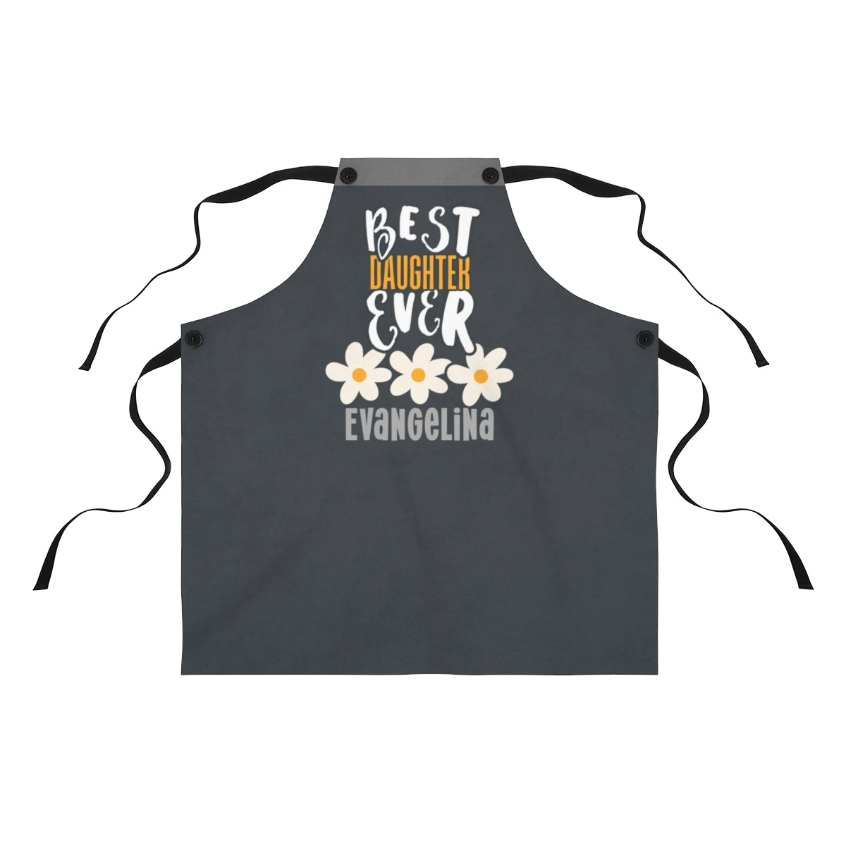 Bonus Daughter Apron: Best Daughter Ever Personalized Rustic Country Apron for Women