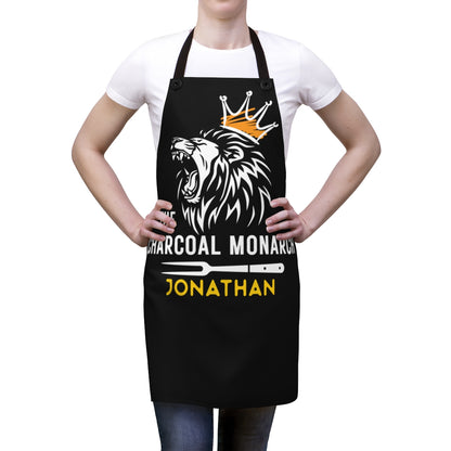 Dad Apron: The Charcoal Monarch Dad Apron for Father's Day | Cool BBQ Gift for Men