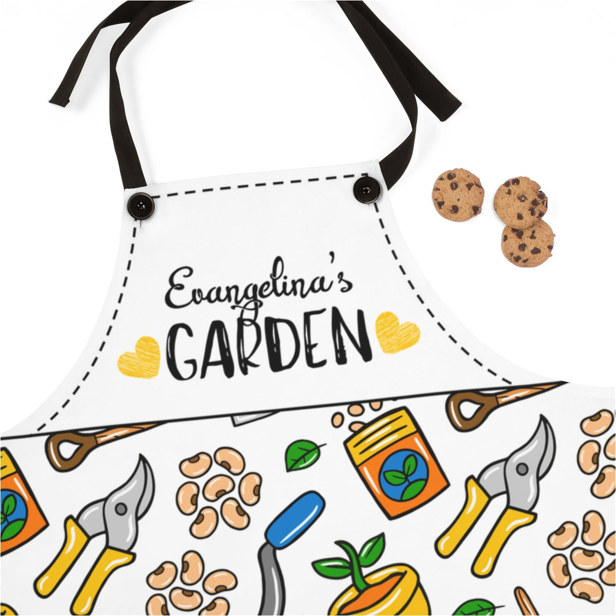 Wife Apron: Personalize a Plant Mom Garden Apron for Wife | Mother's Day Gift for Wife