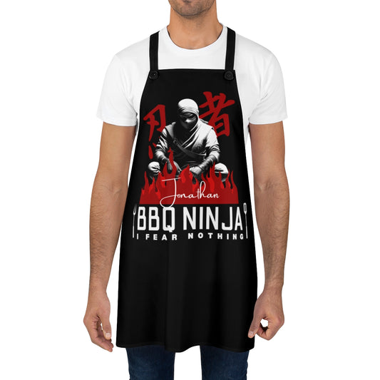 Boyfriend Apron: The BBQ Ninja Boyfriend Gift for Birthday | Cool Grilling Apron for Men