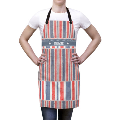 Granddaughter Apron: Patriotic Aprons for 4th of July Cookout | Gift for Granddaughter