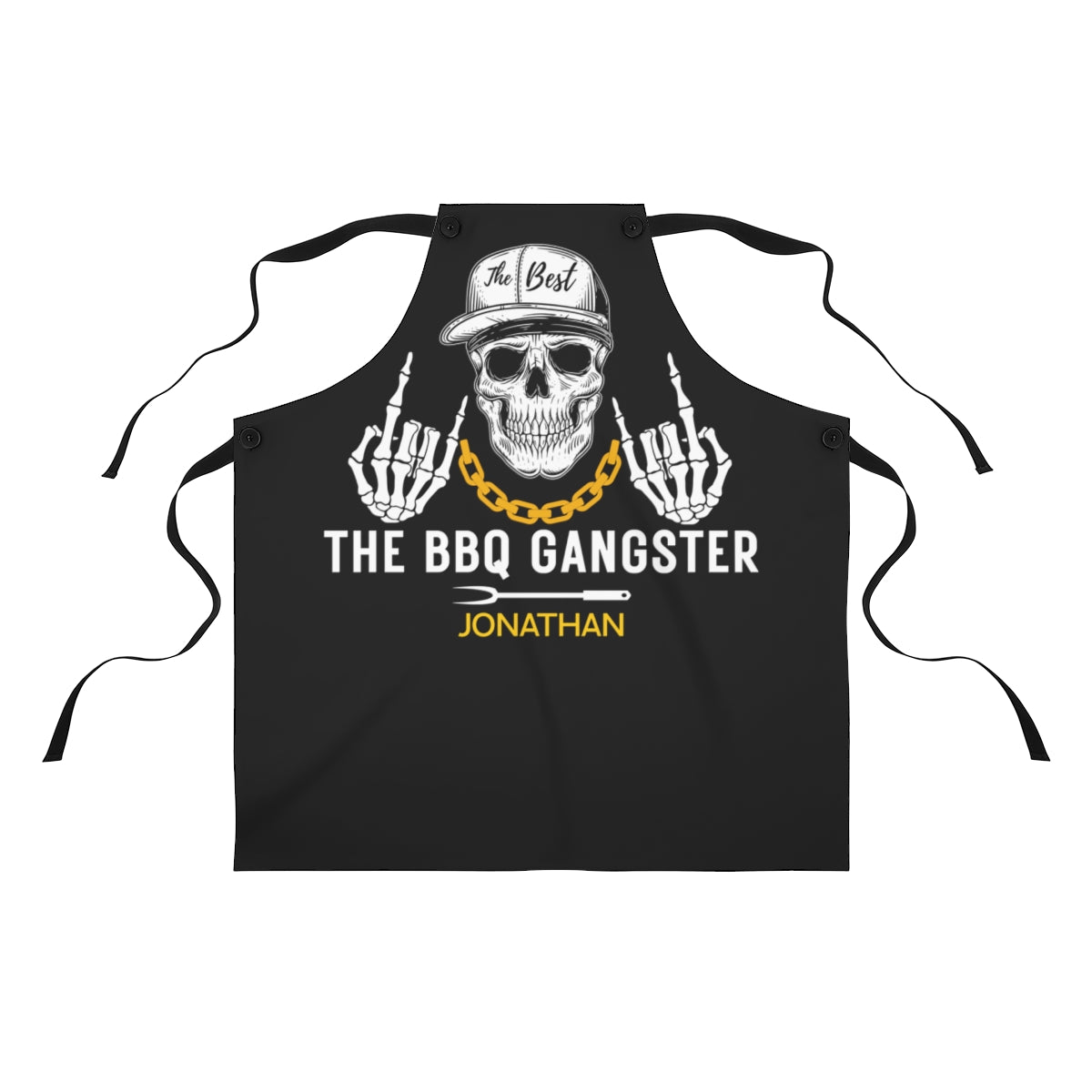 Bonus Son Apron: The BBQ Gangster Dad Grilling Apron for Men | Father's Day Gift