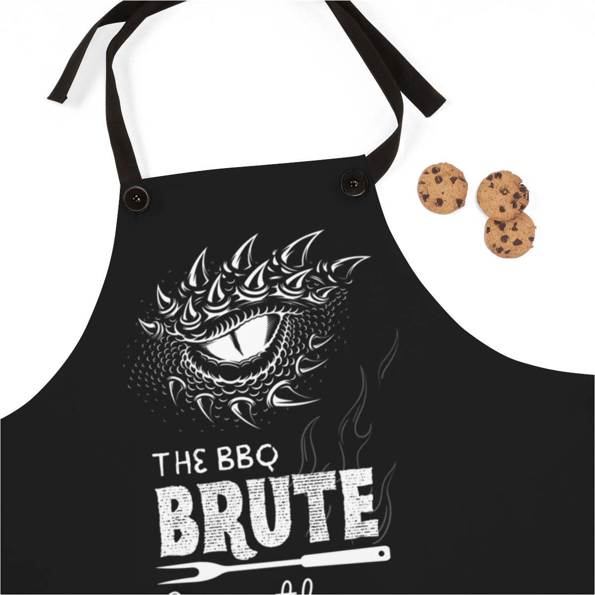 Grandson Apron: Personalized BBQ Brute Dragon Eye Father's Day Gift