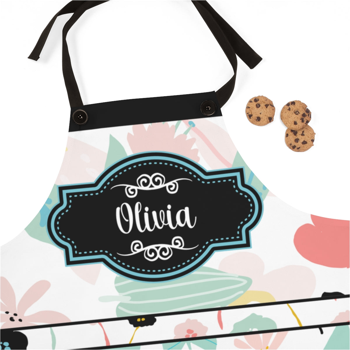 Girlfriend Apron: Personalized Country Floral Apron for My Love | Valentines Day Gift for Girlfriend