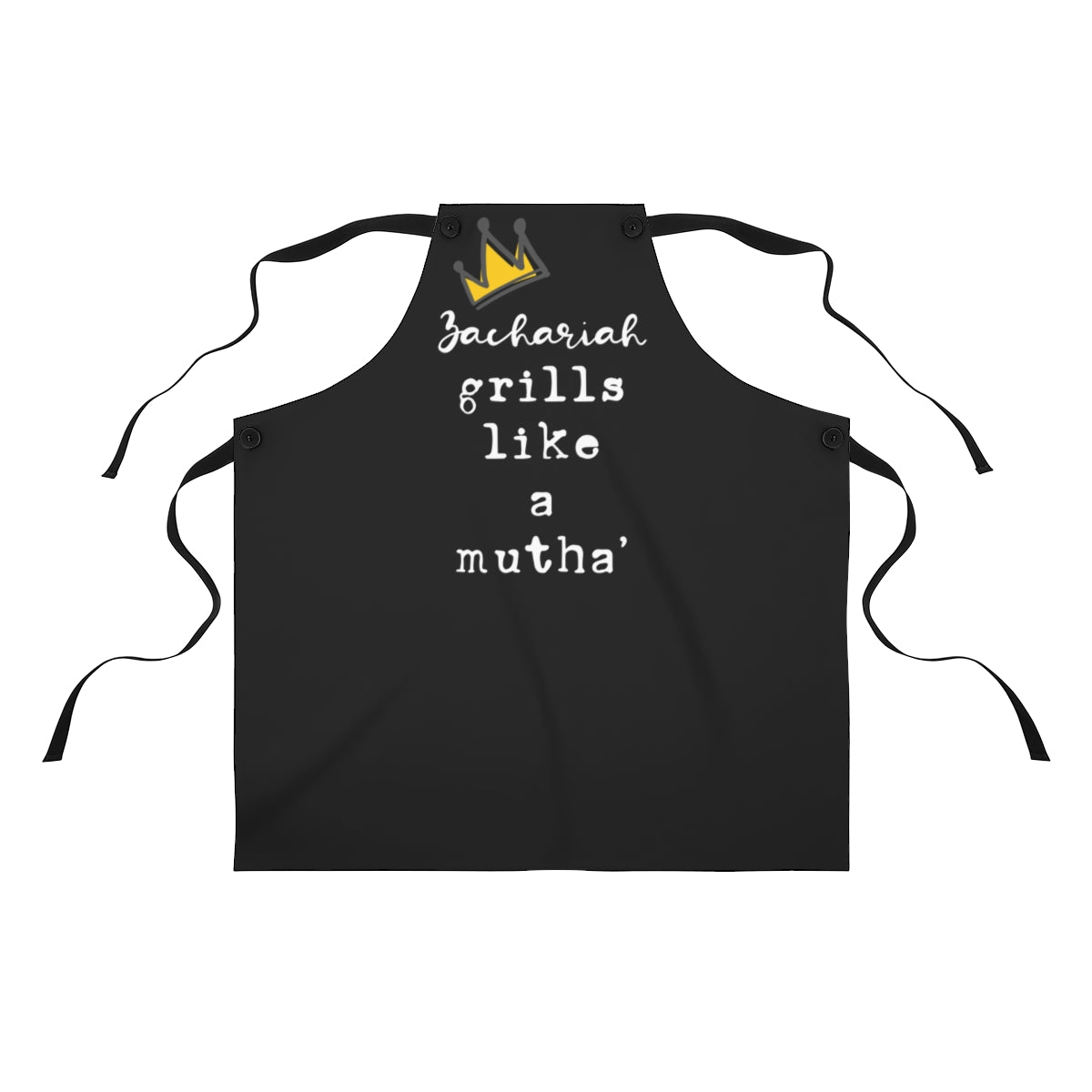 Son Apron: Personalized Graffiti Apron for My Son | BBQ Birthday Gift for Men