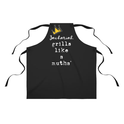 Son Apron: Personalized Graffiti Apron for My Son | BBQ Birthday Gift for Men