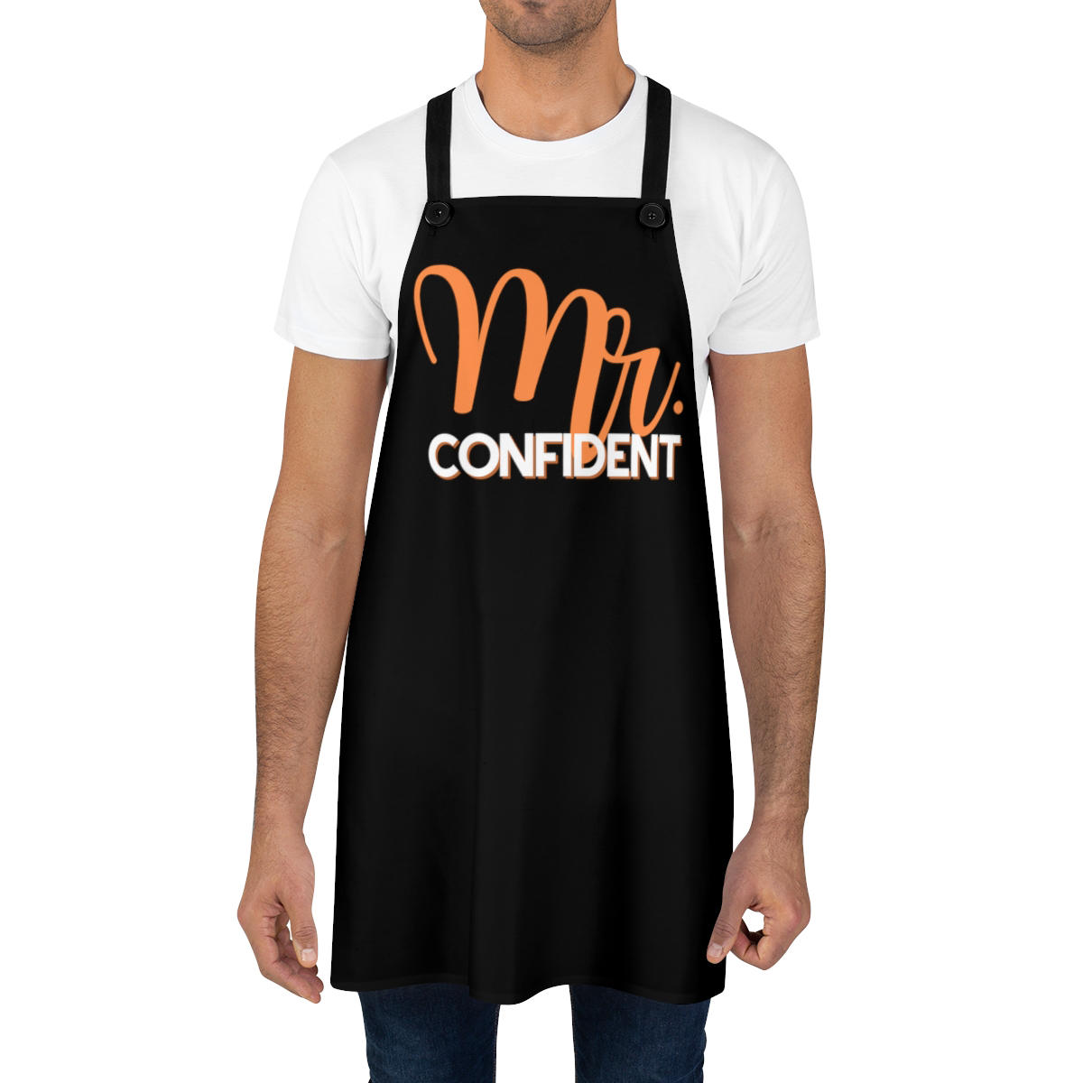 Husband Apron: Mr. Cool Sexy Calm BBQ Aprons for Husband | Boyfriend Father's Day Gift