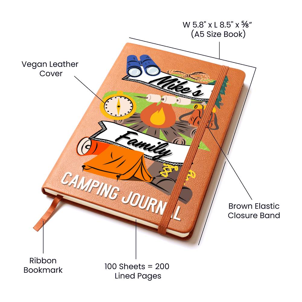 Journal: Family Camping Notebook | A Recordkeeper for the Family Road Trip