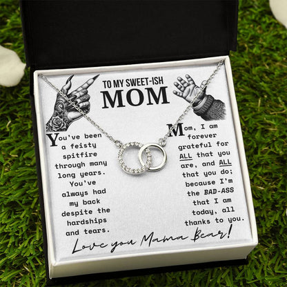 A Necklace for My Mom: To My Unconventional, Sweet-ish Mom | Sometimes Moms are "Ish"... Stylish and Wonderful | Celebrate Her With A Mom Gift