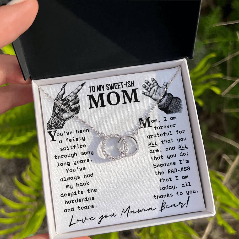 A Necklace for My Mom: To My Unconventional, Sweet-ish Mom | Sometimes Moms are "Ish"... Stylish and Wonderful | Celebrate Her With A Mom Gift