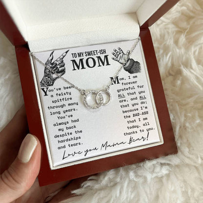 A Necklace for My Mom: To My Unconventional, Sweet-ish Mom | Sometimes Moms are "Ish"... Stylish and Wonderful | Celebrate Her With A Mom Gift