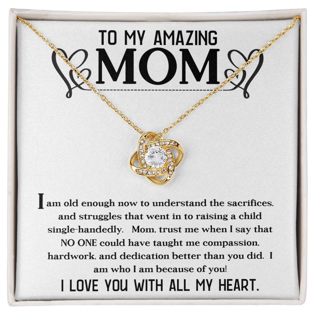 A Necklace for My Mom: To My Amazing Mom - From Adult Child | Forever Love Necklace Gift Box