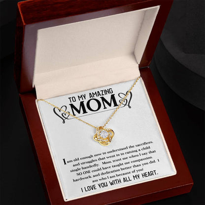 A Necklace for My Mom: To My Amazing Mom - From Adult Child | Forever Love Necklace Gift Box