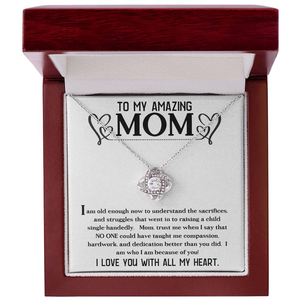 A Necklace for My Mom: To My Amazing Mom - From Adult Child | Forever Love Necklace Gift Box