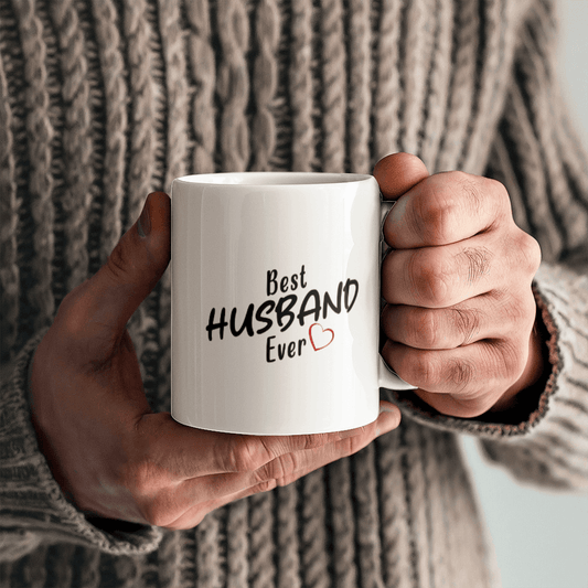 Best Husband Ever | Elevate your coffee experience with our custom-made ceramic mug