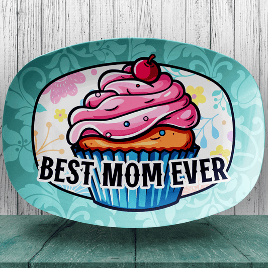 Bonus Mom Platter: Personalized Treat Tray for Stepmoms | Birthday, or Mother's Day Gift for Women